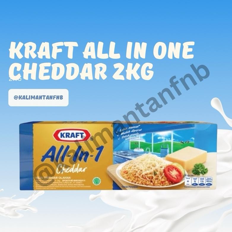 

Baru Kraft All In One Cheese 2Kg Campuran Nabati