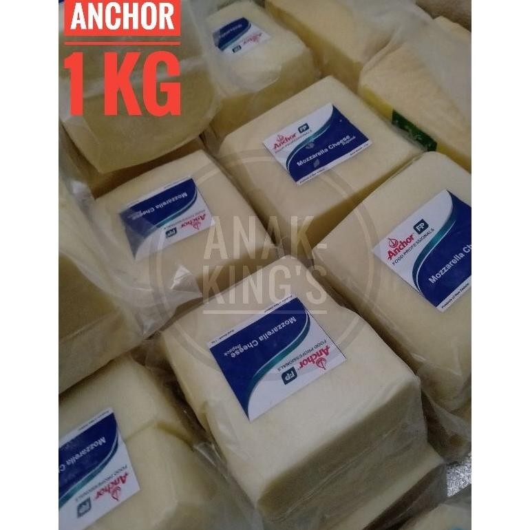 

Baru Keju Mozzarella Anchor 1 Kg Topping Cordog Pizza Sphagetti | Keju Mozzarella Pizza Leleh Melt Topping