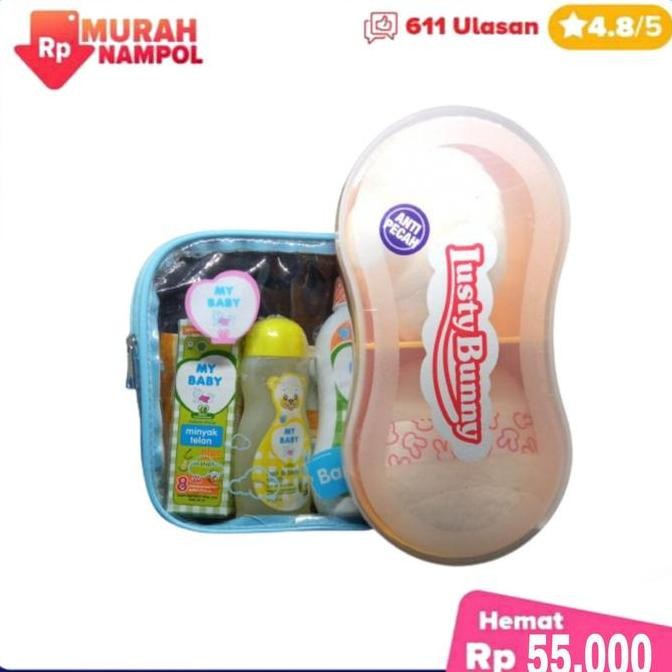 My Baby Set Dan Tempat Bedak Isi 2 Tempat/My Baby Set/Perawatan Kulit/Tempat Bedak/Perlengkapan Mand