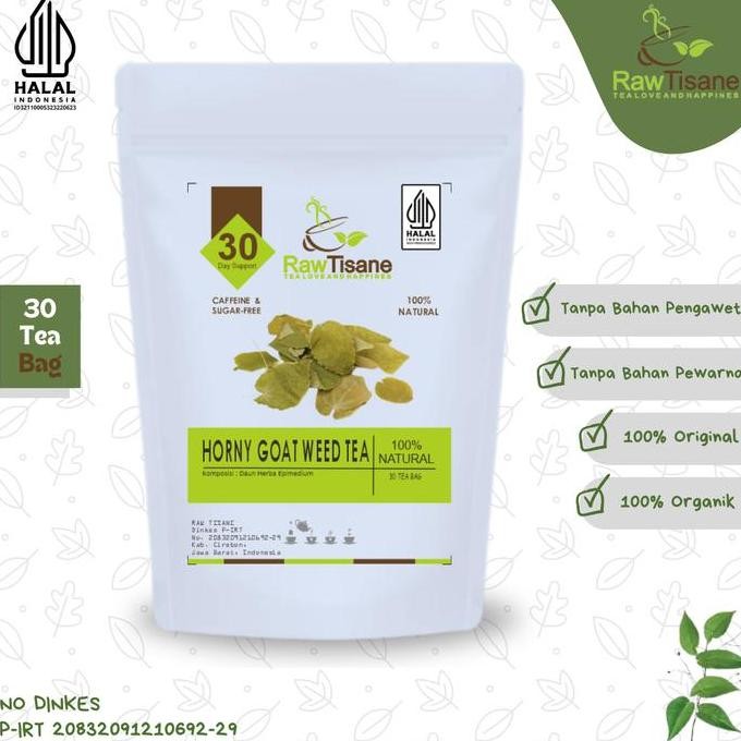 

SALE!!! Horny Goat Weed Leaf Tea : Teh Daun Horny Goat Weed Isi 30 Tea Bag