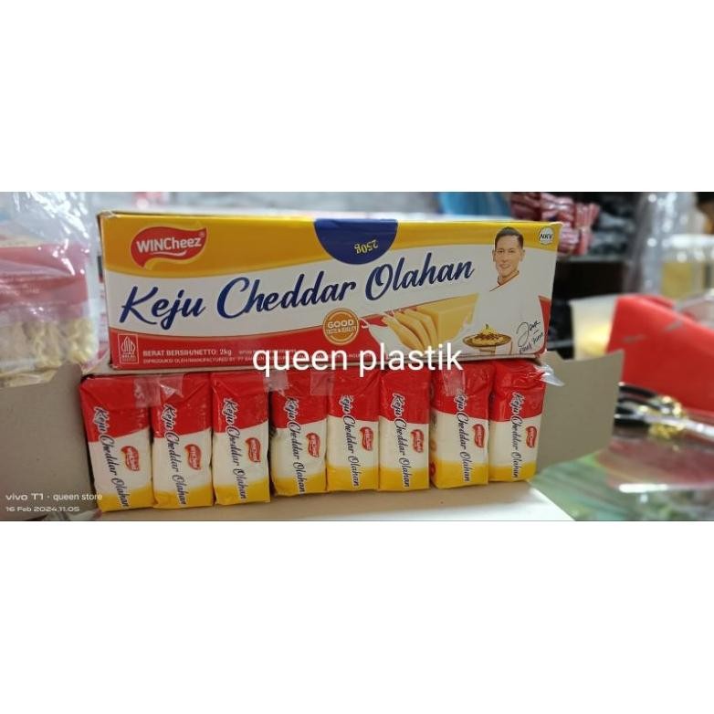 

Baru Keju Wincheez Cheddar 250gr x 8 (1 Slof) Keju Olahan Ekonomis