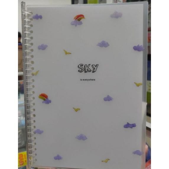 

map looseleaf transparan b5 wenggu seri sky love atau everyday random RB07