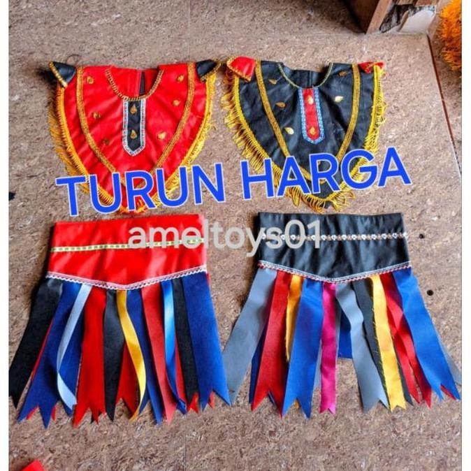 Baju Adat Anak Dayak Untuk Anak Paud/Tk/Sd/Remaja Cumaa 18Rb /Baju Pentas Seni/Baju Gedruk/Baju Kepa