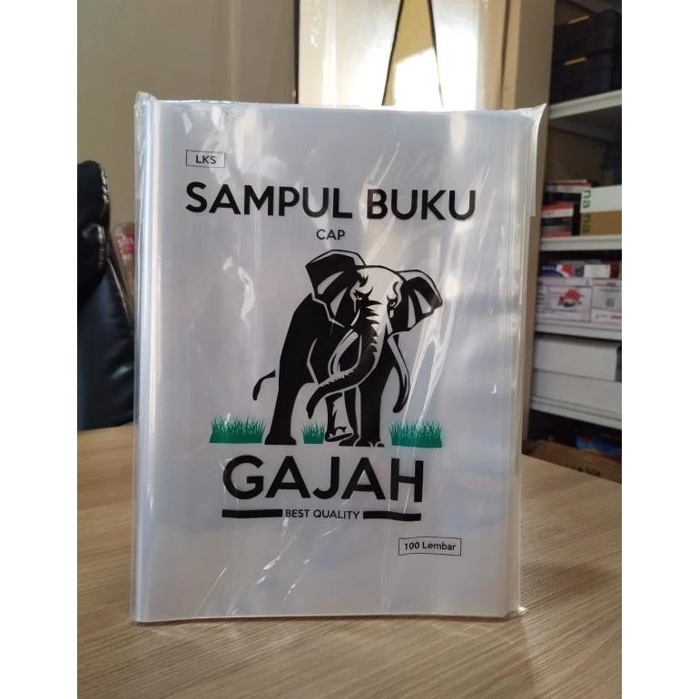 

Sampul Buku Plastik LKS merk Gajah 1pack isi 100 lembar RB07