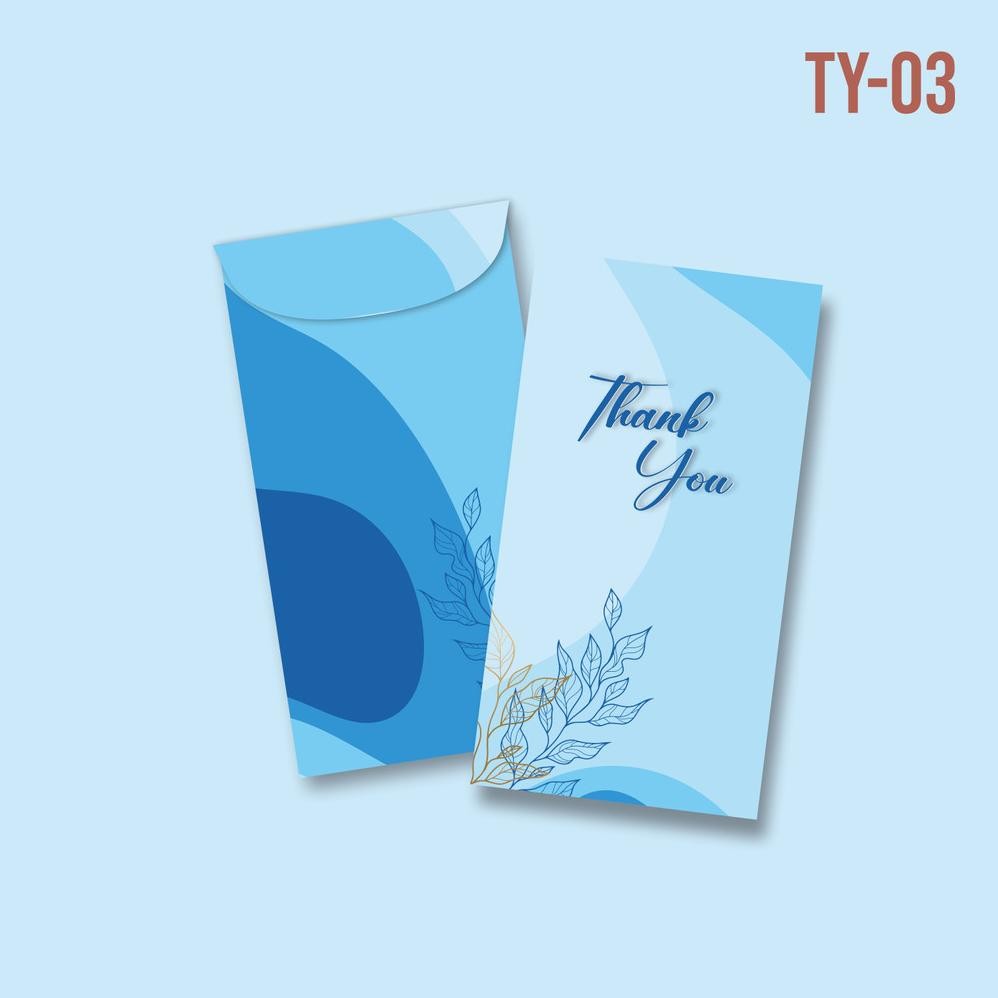 

6 pcs Amplop Angpao Thank You Amplop Ucapan Amplop Custom Angpao Terima Kasih RB07
