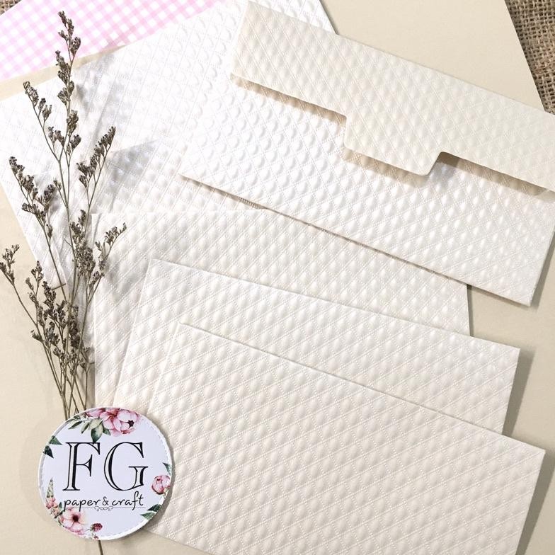 

Amplop Uang 6pcs, Money Envelope Quilt Pearl 9x17cm by fgpaper RB07
