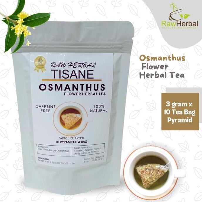 

SALE!!! Osmanthus Flower Tea / Pyramid Tea Bag (3gr x 10 Tea Bag Pyramid)