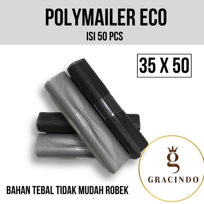 

PLASTIK POLYMAILER ECO 35x50 50 LEMBAR / PELASTIK PACKING ONLINE SHOP RB07