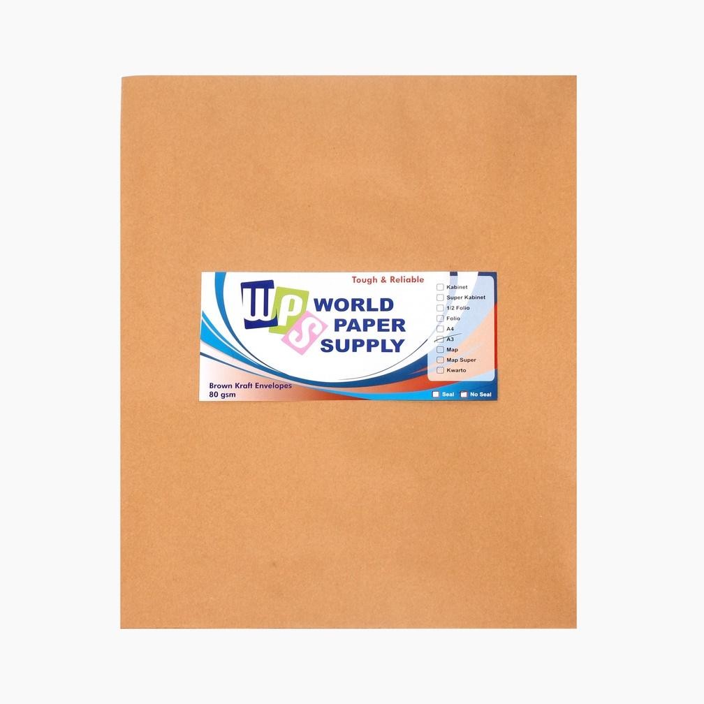 

Baru Amplop Coklat Ukuran A3 33x42.5cm | 1 Pack WPS Amplop Besar Tebal