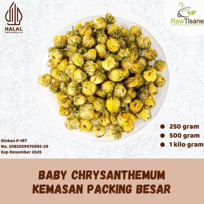

SALE!!! Baby Chrysanthemum Flower Tea / Teh Bunga Baby Chrysanthemum 500 Gram