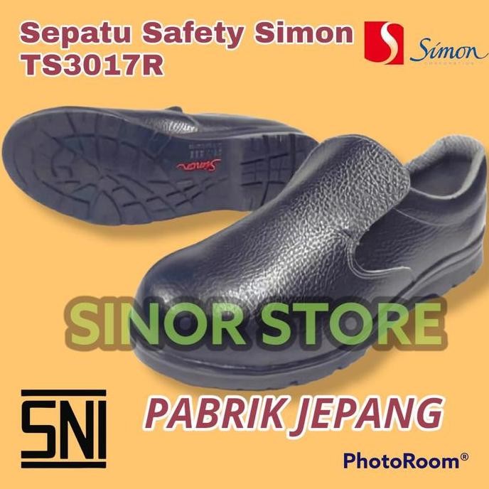 

Terlaris Sepatu Safety Simon Ts3017R Steel Toe Cap Safety Shoes Kualitas Jepang