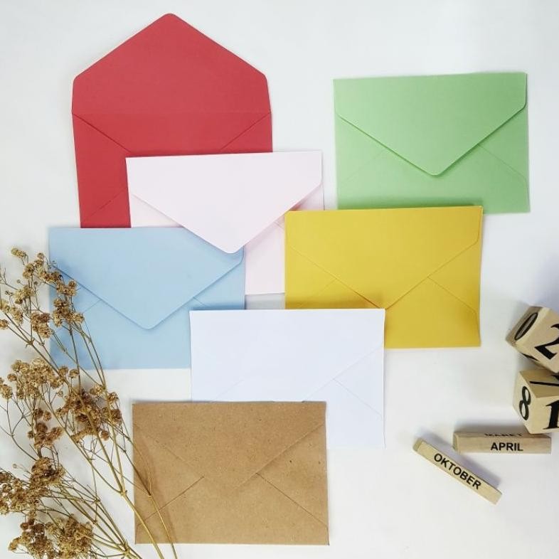 

Baru Amplop Kecil Ukuran A7 (8x11cm) - Isi 100 pcs Harga Grosir