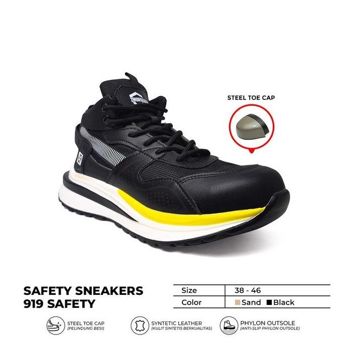 

Terlaris Sepatu Sneakers Safety 919 - Sepatu Ujung Besi