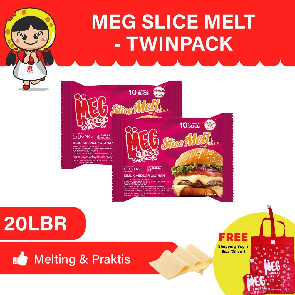 

Baru MEG Slice Melt Cheese 10 Lembar Twin Pack - Keju Lumer Cocok untuk Sandwich + Free Gift