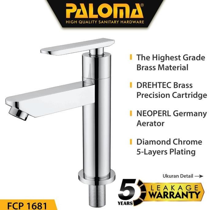 

Terlaris Paloma Fcp 1681 Keran Wastafel Sink Cuci Tangan Basin Meja Kran Air Brass Kuningan
