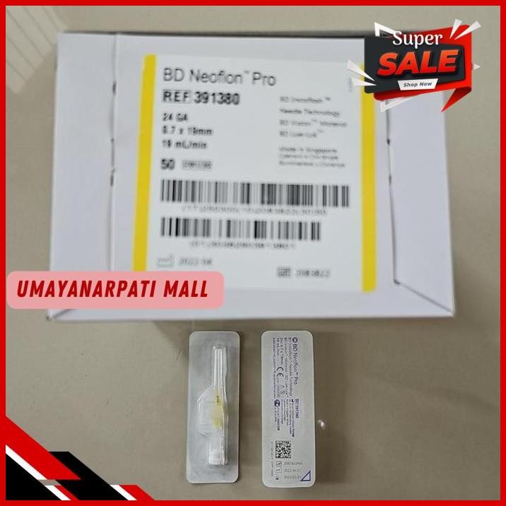 NEOFLON 24GA 0.7X19MM  NEOFLON 24G BD  VENFLON BD TERJAMIN BEST