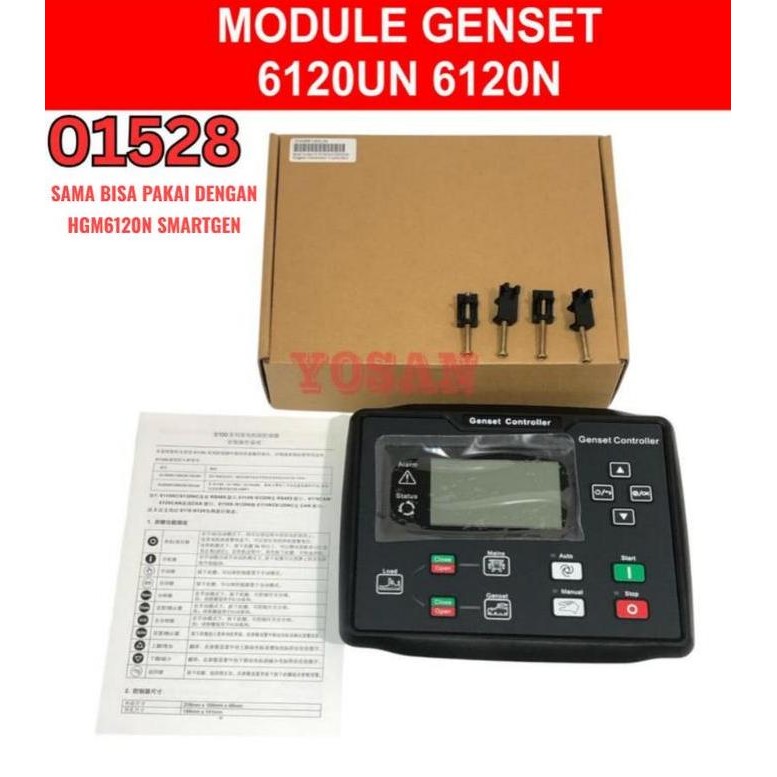 

Terlaris Module Genset Controller Univ Electrical Dgs 6120N Hgm 6120N Unv 6120N