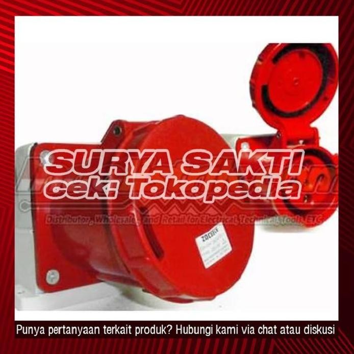 

Terlaris Industrial Surface Mounting Socket Tab Cee 134 Untuk Genset