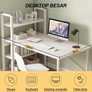 

Terlaris Meja Belajar / Meja Belajar Dengan Rak Buku/ Meja Kerja / Meja Kerja Dengan Rak Serbaguna (H Table)