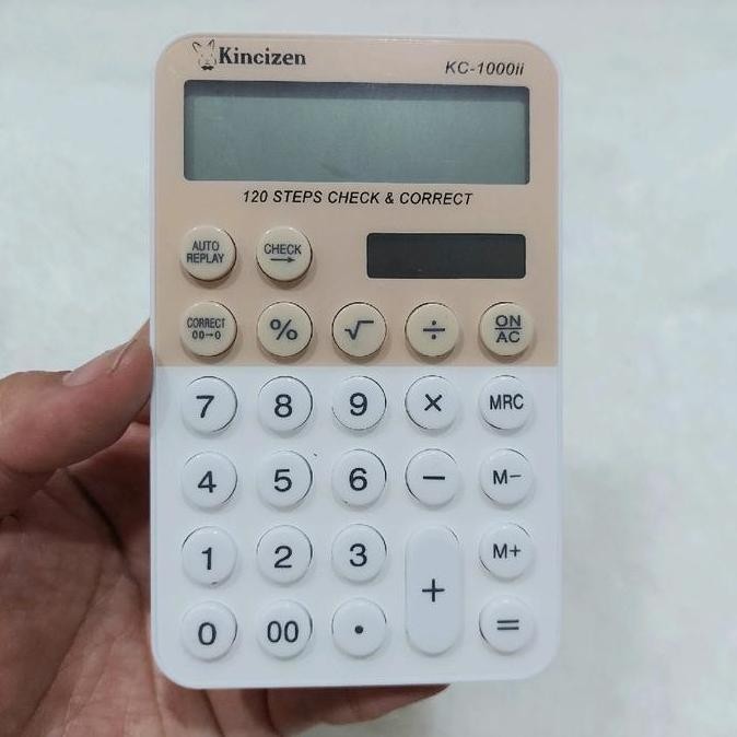 

restock Kalkulator KINCIZEN KC-1000ii 12 Digit / Calculator Saku Kecil Kincizen KC 1000ii 12 digit