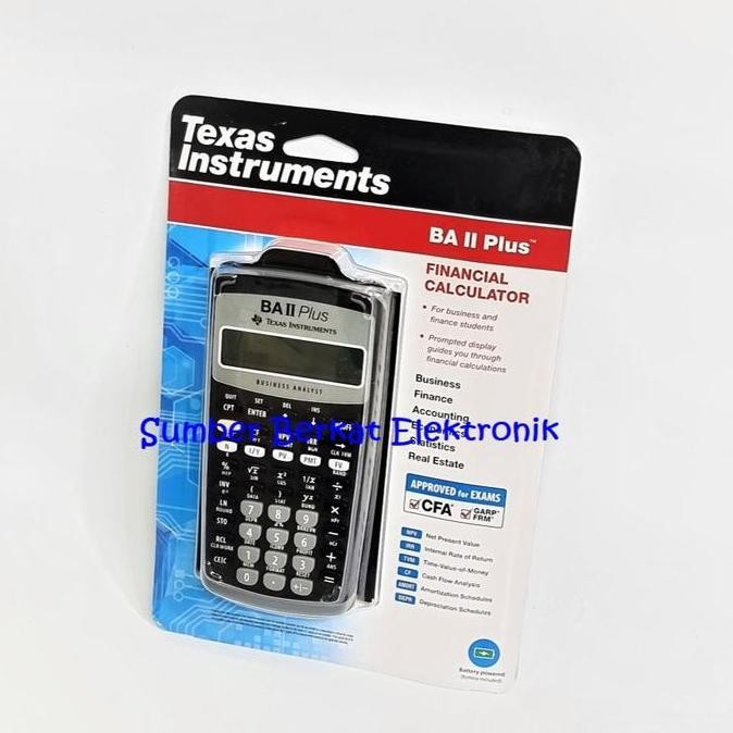 

restock Kalkulator Financial Texas Instruments BA II Plus Original