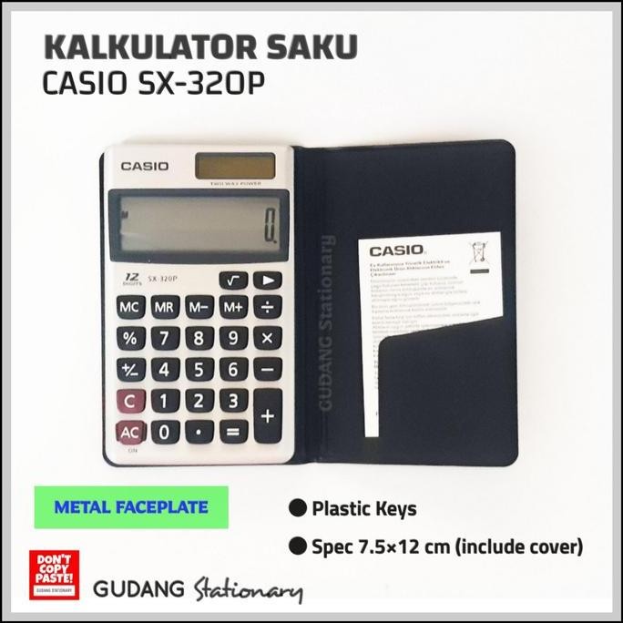 

restock Kalkulator Saku CASIO SX-320P