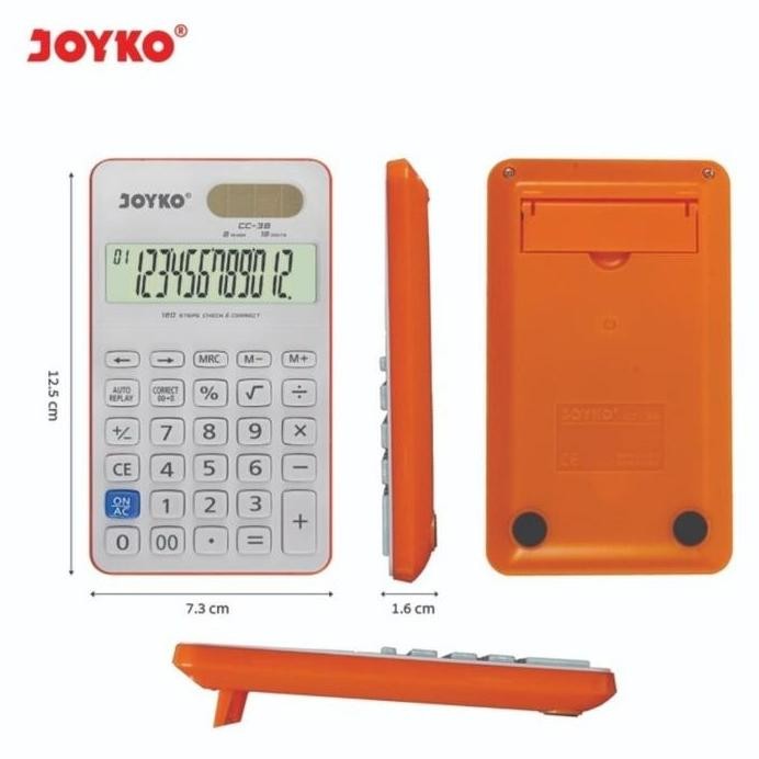 

restock JOYKO CC38 CHECK & CORRECT CALCULATOR - Kalkulator Meja CC 38