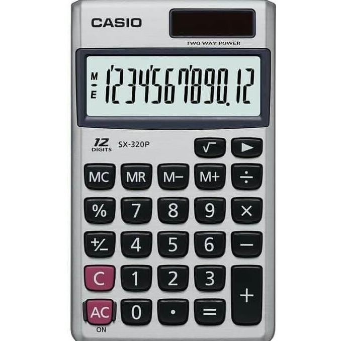 

restock Casio Calculator SX 320 P ramah di saku