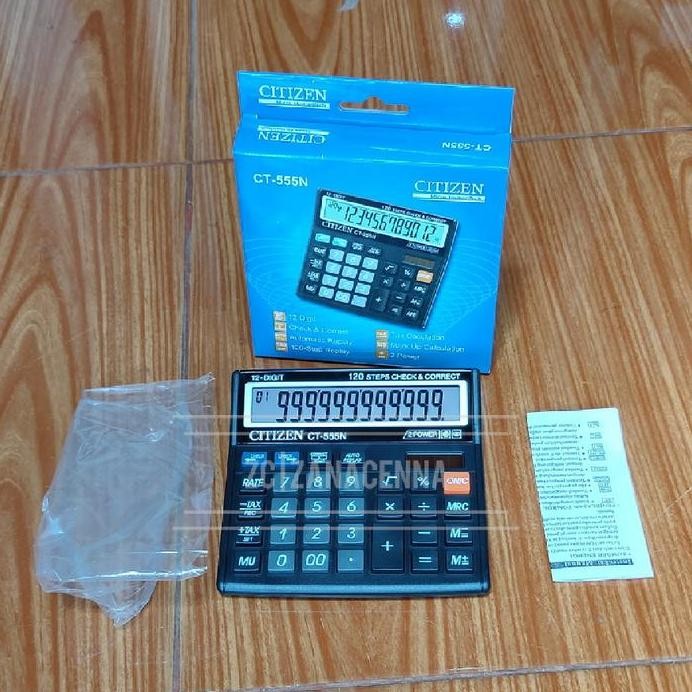 

restock Kalkulator Citizen CT-555N / CT 555 N / Tax Calculator Bergaransi