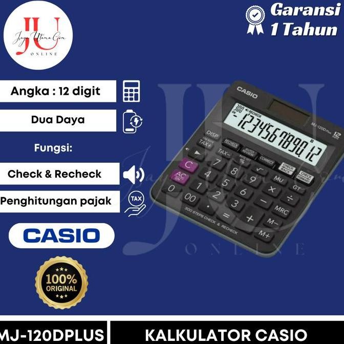 

restock Calculator Casio MJ 120 D PLUS CHECK CORRECT