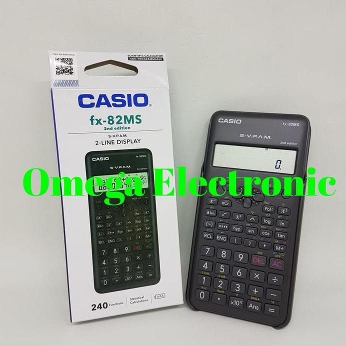 

restock Casio FX-82MS Scientific Calculator Kalulator Ilmiah Sekolah Kuliah