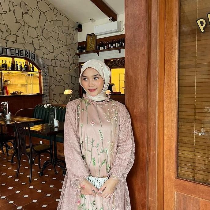 ZEMIRA TUNIK BRUKAT / TUNIK BRUKAT / OUTER BRUKAT / OUTER TILE GARDEN