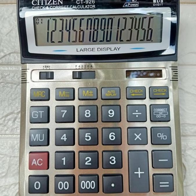 

restock Kalkulator CT 926 16 Digit / Alat Hitung Multifungsi dengan Jumlah Digit 16