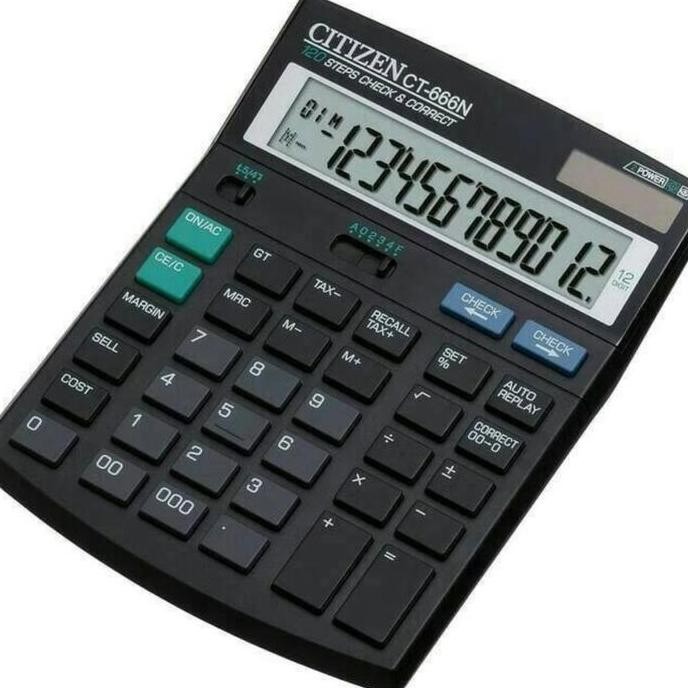 

restock KALKULATOR DESKTOP CITIZEN CT-666N / CALCULATOR 12 DIGIT CEK ULANG