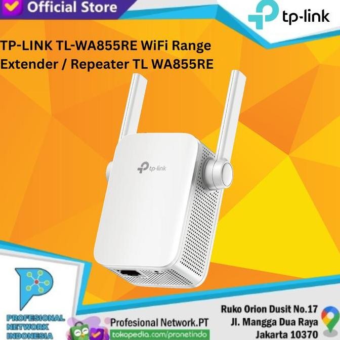 Tp-Link Tl-Wa855Re Wifi Range Extender / Repeater Tl Wa855Re