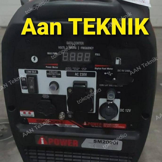 

Terlaris Genset Inverter Sm2000I Max.2000 Watt