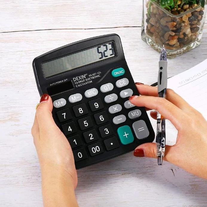 

restock Kalkulator Elektronik Solar Calculator 12 Digit Pakai Baterai AA
