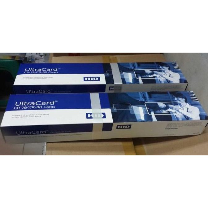 

ready !!! KARTU PVC BLANK ID CARD ULTRACARD HID NOCO CR80 ISI 500 pcs HITI FARGO