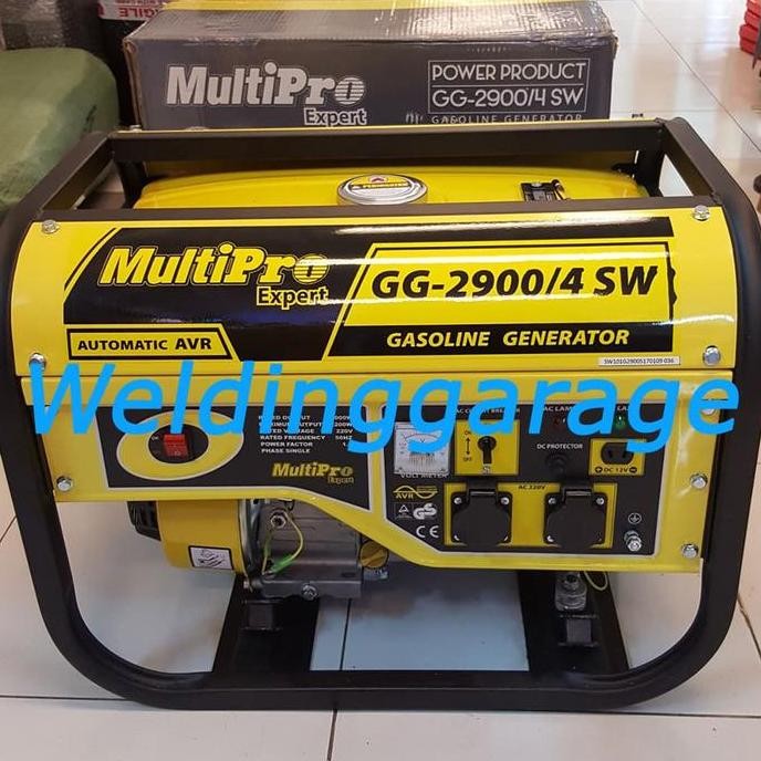

Terlaris Multipro Gasoline Generator Gg-2900-4Sw - Genset Bensin