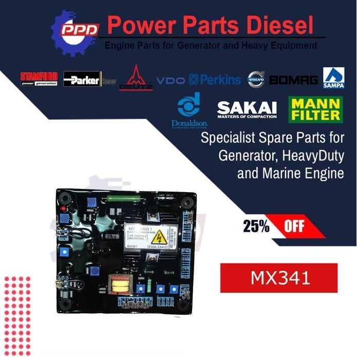 

Terlaris Avr Generator Mx341 Genset Mx 341