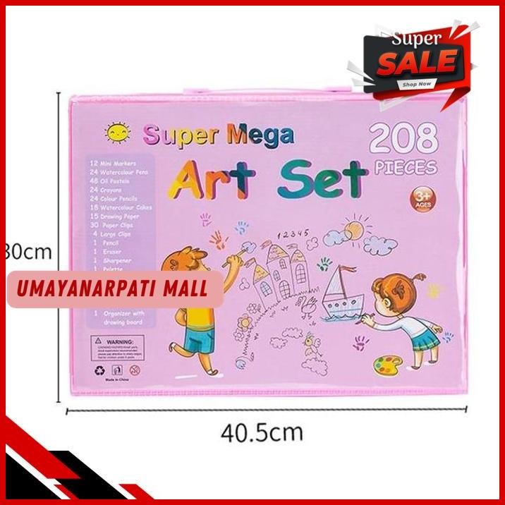 

CRAYON SET 208PCS / KRAYON MEWARNAI ANAK 208PCS / PENSIL WARNA SET PRODUK PILIHAN