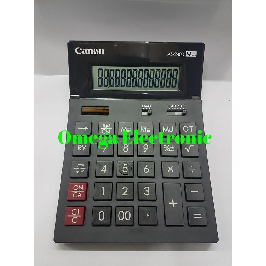 

restock Canon AS-2400 - Calculator Desktop Kalkulator Meja Kantor 14 Digits