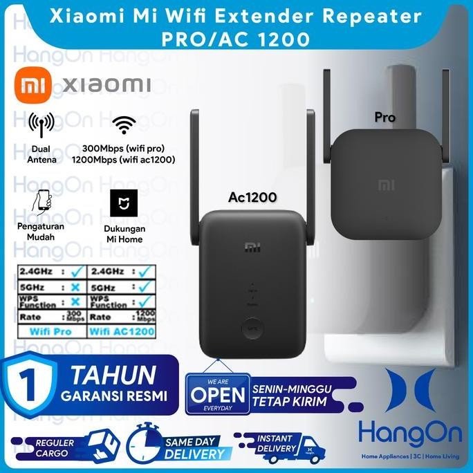 Garansi Resmi Xiaomi Mi Wifi Extender Ac1200 5G Wifi Repeater Ac 1200