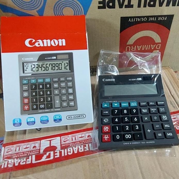 

restock Kalkulator 12 digit Canon AS-220RTS (per pcs)