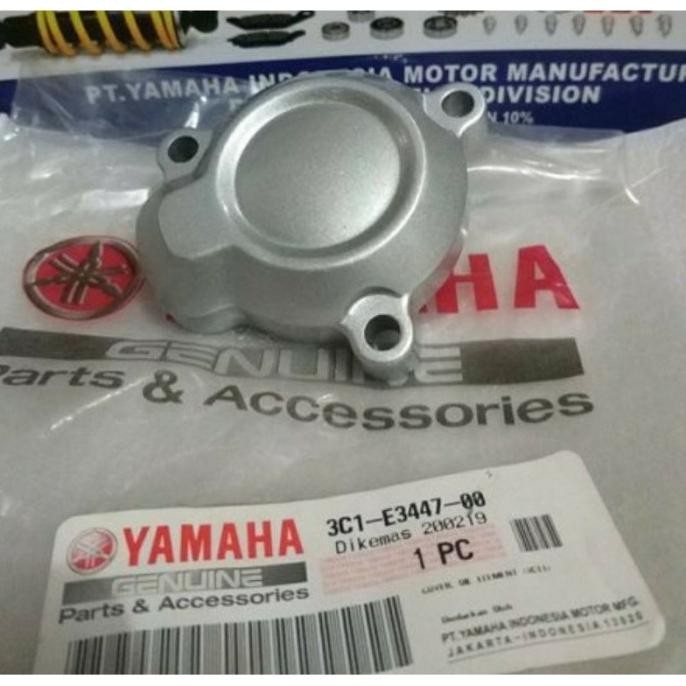 COVER TUTUP FILTER OLI VIXION OLD LAMA ASLI ORI YAMAHA 3C1 E3447 00