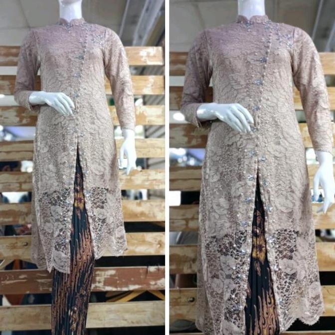 TUNIK SET BRUKAT SELLA TUNIK MURAH TUNIK MEWAH TUNIK PESTA TUNIK WISUDA