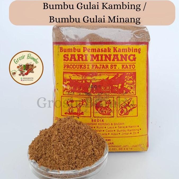 

TERLARIS Bumbu Gulai Kambing / Bumbu Gulai Minang 1KG ready