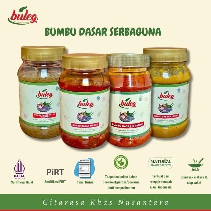 

TERLARIS Buleg Paket 4 Bumbu Dasar I Merah I Putih I Kuning | Oranye ready