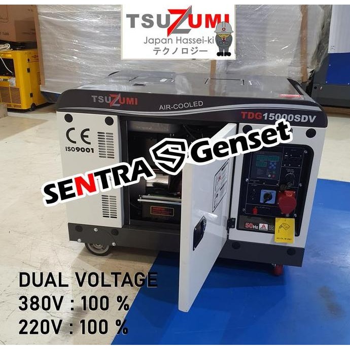 

Terlaris Genset 15 Kva 3 Phase 1 Phase Dual Voltage Tsuzumi Japan Technology