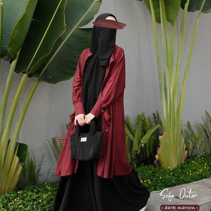 SEFA KNIT LONG OUTER PREMIUM BY KHUMAIRA SYARI
